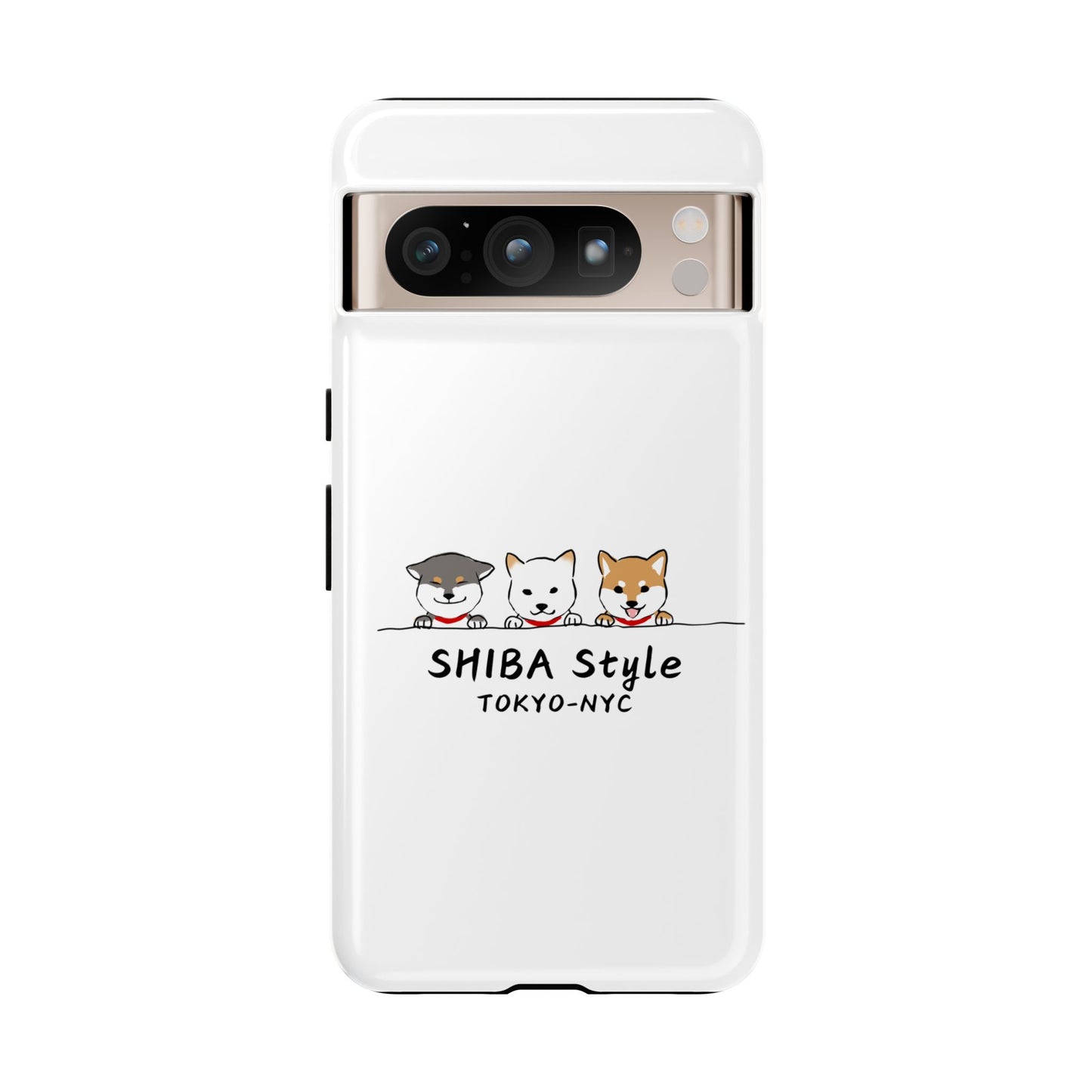 Shiba Shield Phone Cases (Tri-color shibas)