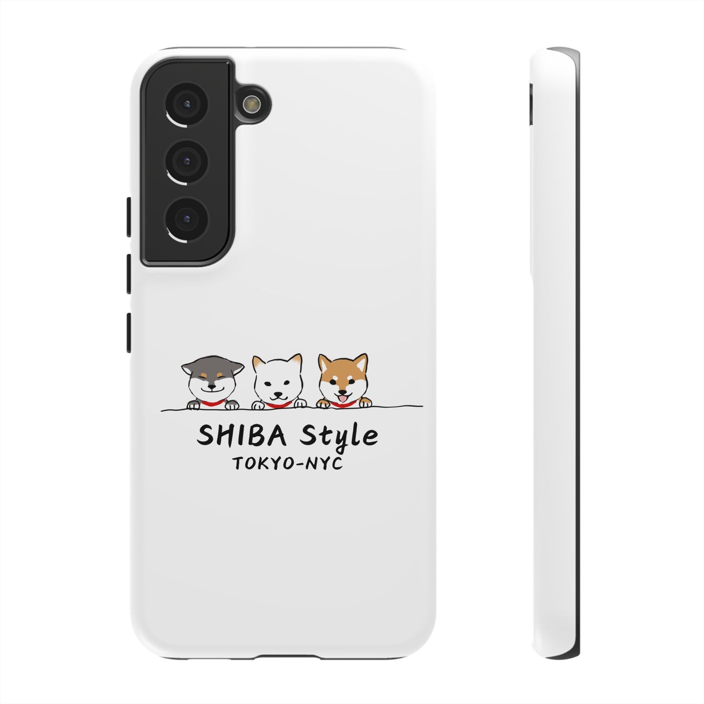 Shiba Shield Phone Cases (Tri-color shibas)