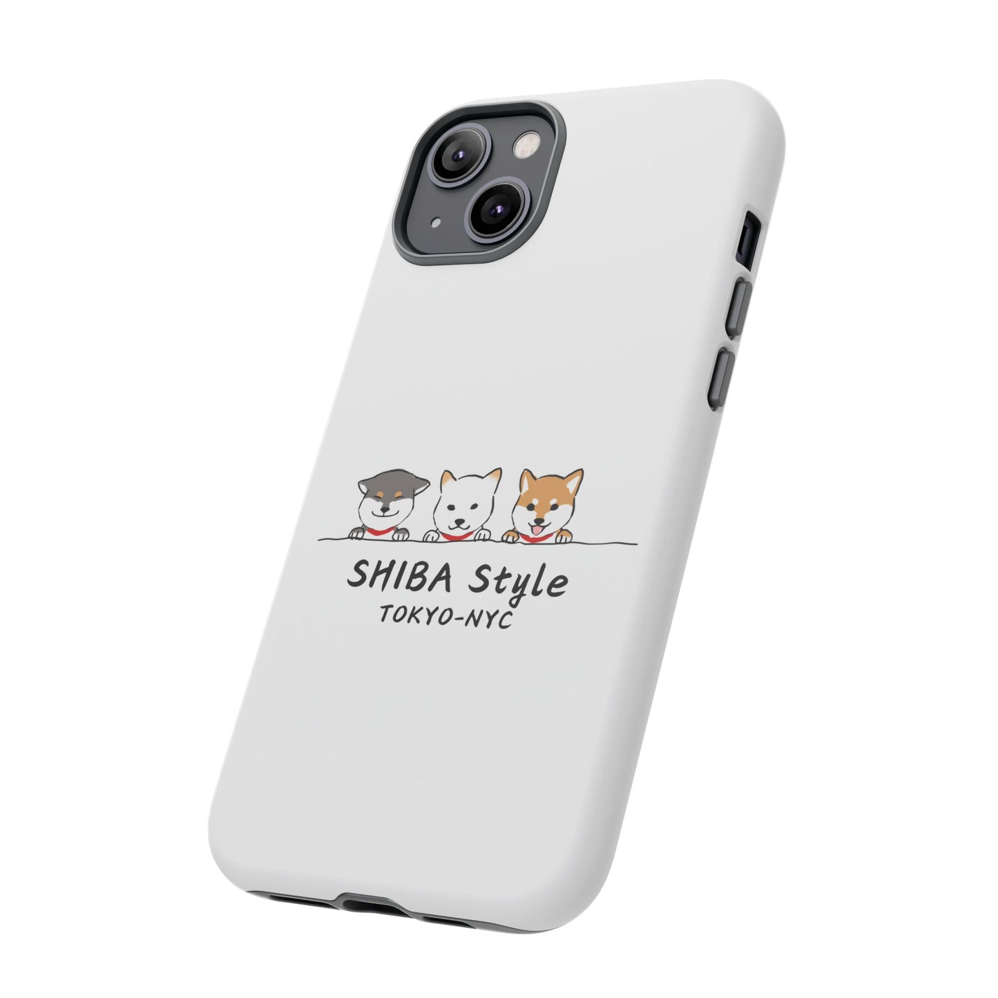 Shiba Shield Phone Cases (Tri-color shibas)