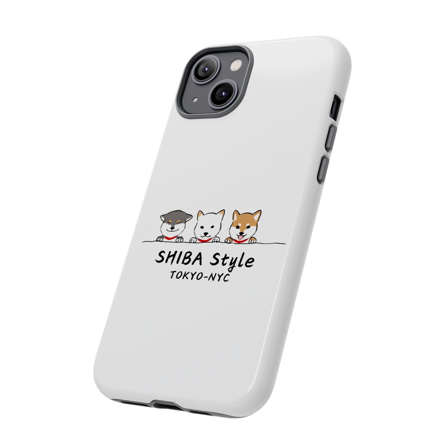 Shiba Shield Phone Cases (Tri-color shibas)