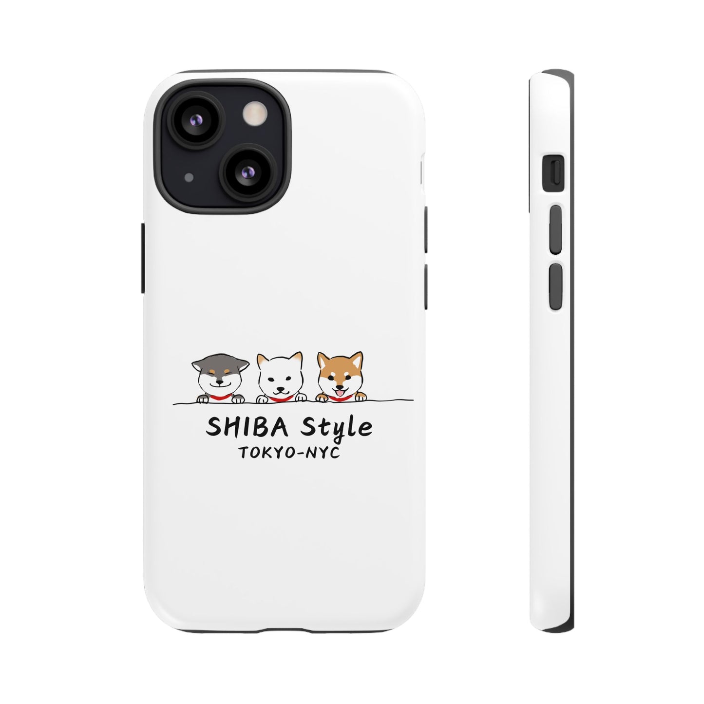 Shiba Shield Phone Cases (Tri-color shibas)