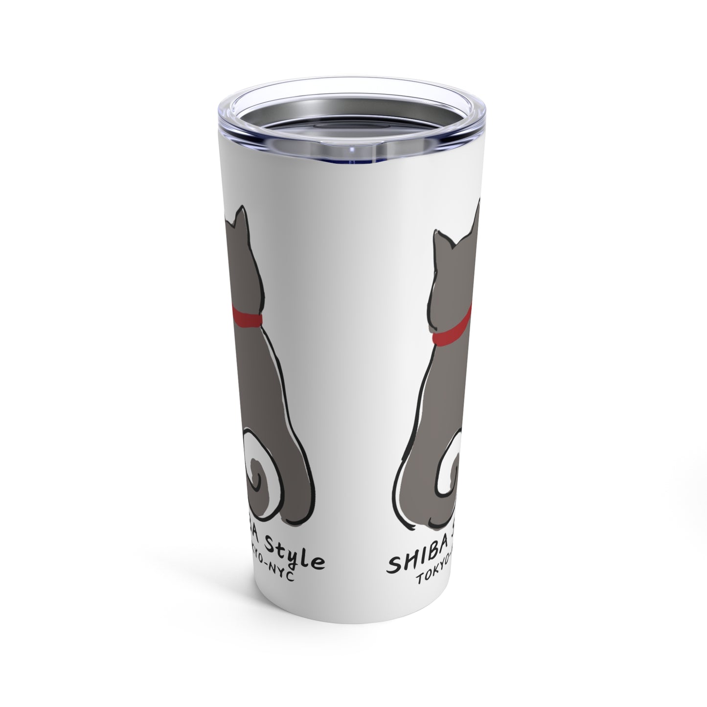 Tumbler 20oz (BLACK SHIBA Style Logo)