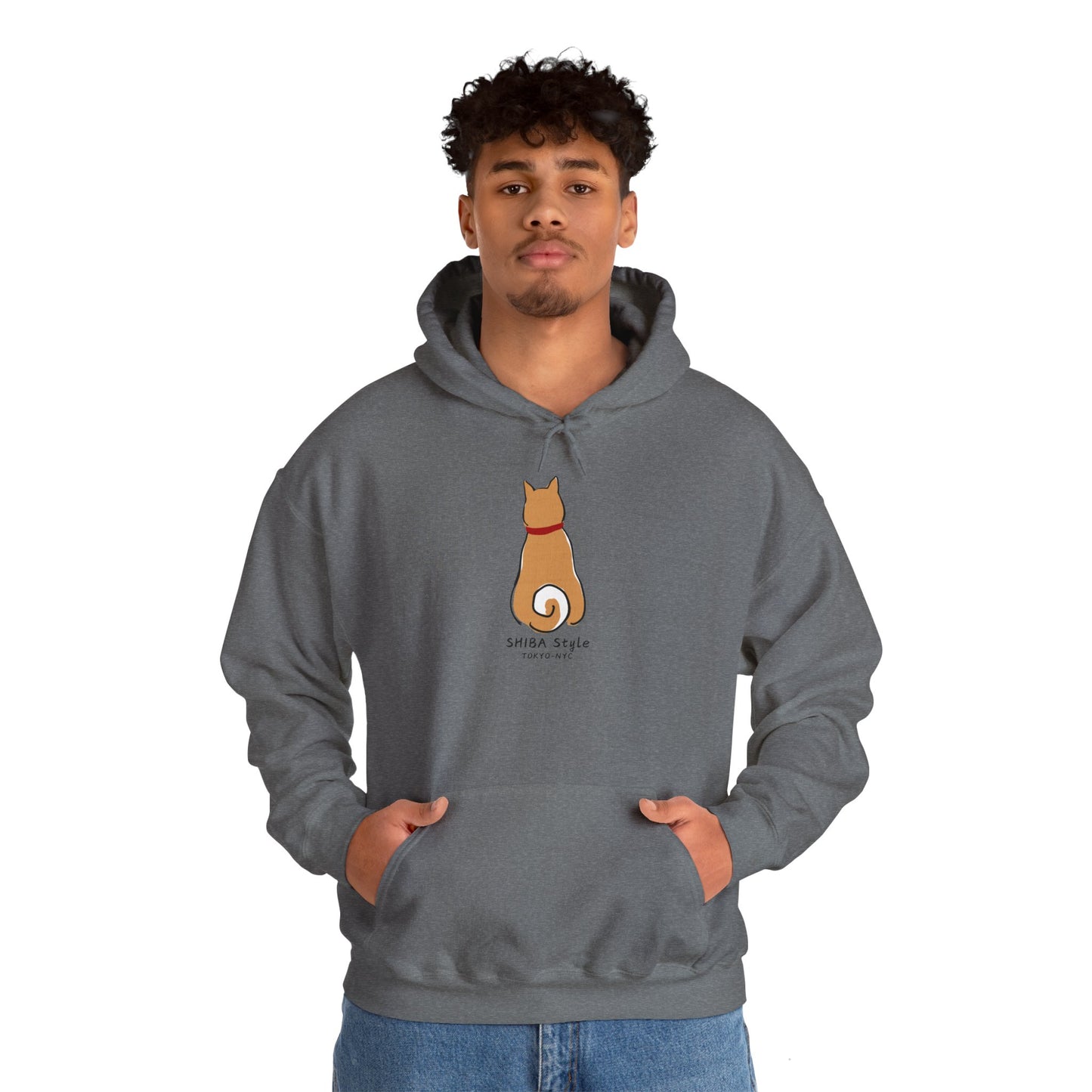 Shiba Style Unisex Hoodie – Cozy Sweatshirt for Dog Lovers