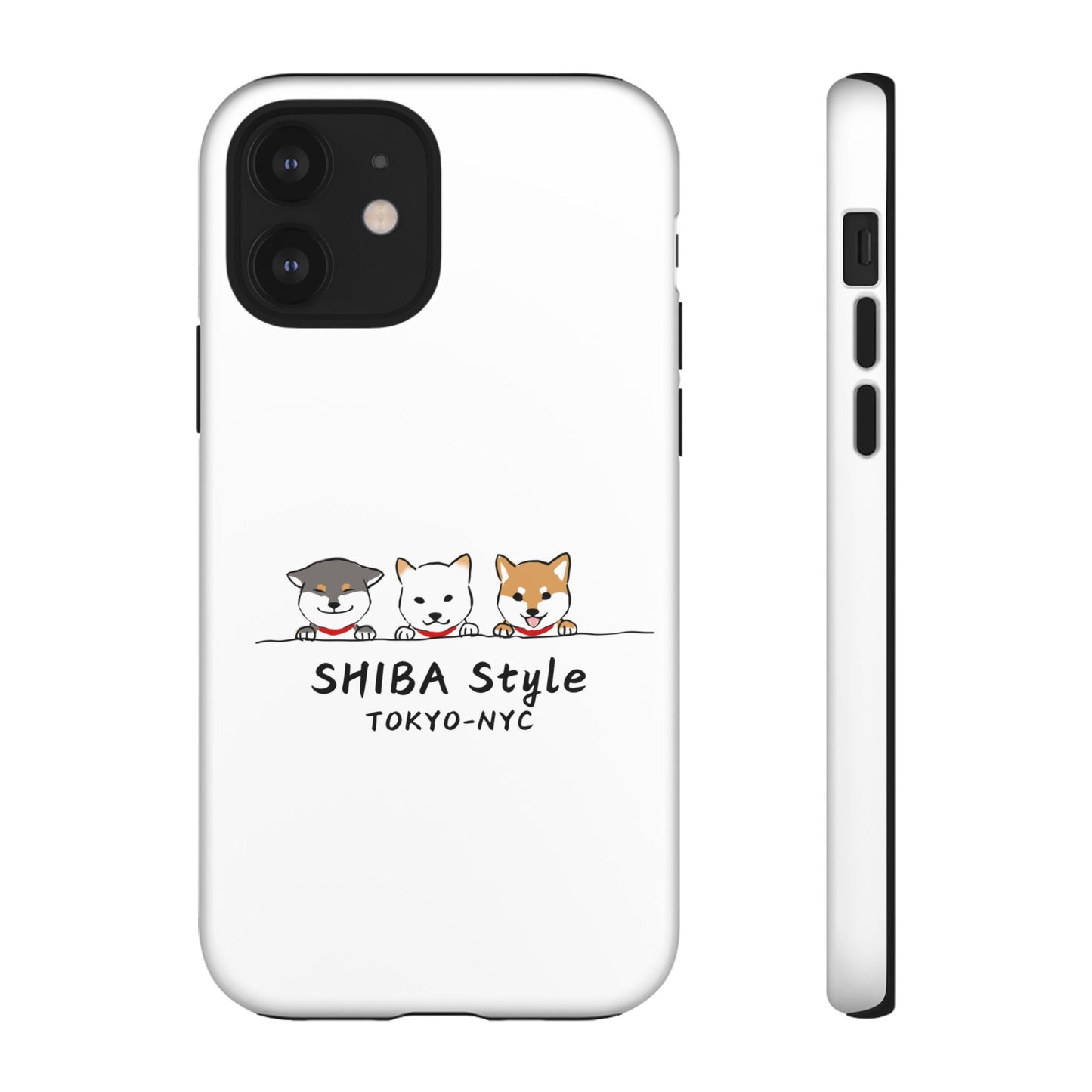 Shiba Shield Phone Cases (Tri-color shibas)